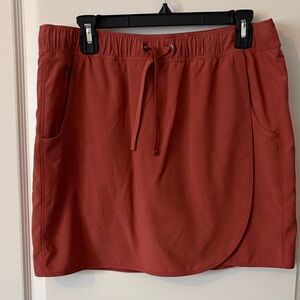 Patagonia Drawstring Skort in Brick Red